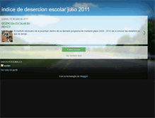 Tablet Screenshot of desercionescolar2011.blogspot.com