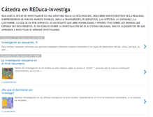 Tablet Screenshot of catedraenreduca-investiga.blogspot.com