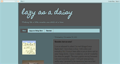 Desktop Screenshot of lazyasadaisy.blogspot.com