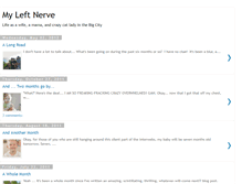 Tablet Screenshot of myleftnerve.blogspot.com