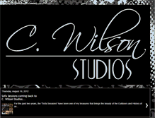 Tablet Screenshot of cwilsonstudios.blogspot.com