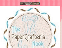 Tablet Screenshot of papercraftersnook.blogspot.com