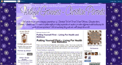 Desktop Screenshot of faithfulgrannies-christianparents.blogspot.com