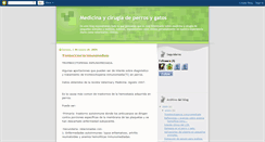 Desktop Screenshot of medicinaycirugiadeperros.blogspot.com