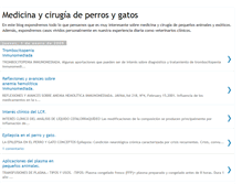Tablet Screenshot of medicinaycirugiadeperros.blogspot.com