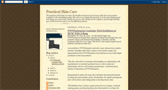 Desktop Screenshot of practicalskincare.blogspot.com