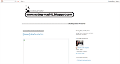 Desktop Screenshot of eating-madrid.blogspot.com