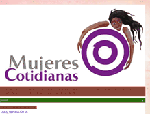 Tablet Screenshot of mujerescotidianasmendoza.blogspot.com