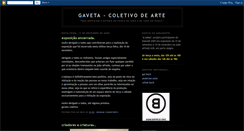 Desktop Screenshot of gavetacoletivodearte.blogspot.com