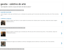 Tablet Screenshot of gavetacoletivodearte.blogspot.com