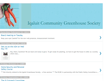 Tablet Screenshot of iqaluitgreenhouse.blogspot.com
