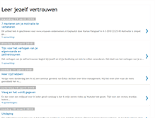 Tablet Screenshot of leerjezelfvertrouwen.blogspot.com