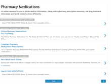 Tablet Screenshot of online-pharmacy-medications.blogspot.com