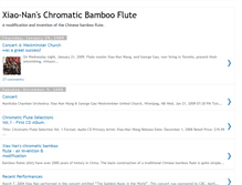 Tablet Screenshot of chromaticflute.blogspot.com
