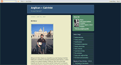 Desktop Screenshot of anglicancalvinist.blogspot.com