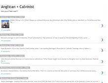 Tablet Screenshot of anglicancalvinist.blogspot.com