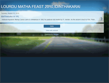 Tablet Screenshot of lourdumathafeast2010idinthakarai.blogspot.com