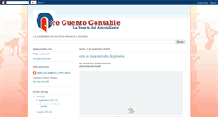 Desktop Screenshot of otrocuentocontable.blogspot.com
