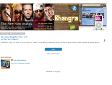 Tablet Screenshot of bhangra-songs.blogspot.com