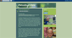Desktop Screenshot of paraulescoixes.blogspot.com