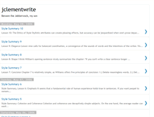 Tablet Screenshot of jclementwrite.blogspot.com