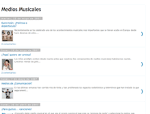 Tablet Screenshot of mediosmusicales.blogspot.com