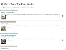 Tablet Screenshot of airforceonethefinalmission.blogspot.com