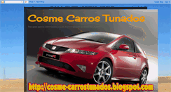 Desktop Screenshot of cosme-carrostunados.blogspot.com