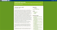 Desktop Screenshot of dementiathoughts.blogspot.com
