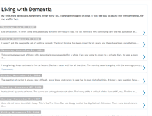 Tablet Screenshot of dementiathoughts.blogspot.com