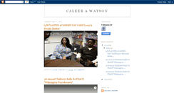 Desktop Screenshot of caleebawatson.blogspot.com