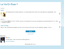 Tablet Screenshot of monlavieenrose.blogspot.com