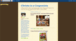 Desktop Screenshot of christacouponista.blogspot.com