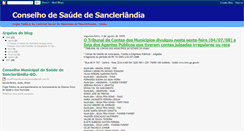 Desktop Screenshot of conselhosaudesanclerlandia.blogspot.com