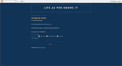 Desktop Screenshot of lifeaspenknowsit.blogspot.com