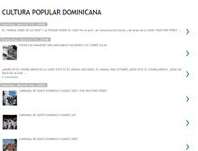 Tablet Screenshot of culturapopulardominicana.blogspot.com