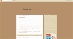 Desktop Screenshot of klarabellas.blogspot.com