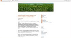 Desktop Screenshot of biofuelbrazil.blogspot.com