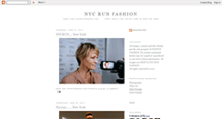 Desktop Screenshot of nycrunfashion.blogspot.com