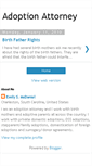 Mobile Screenshot of adoptionattorney.blogspot.com