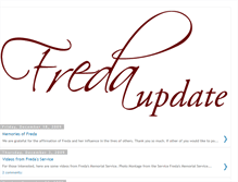 Tablet Screenshot of fredaupdate.blogspot.com