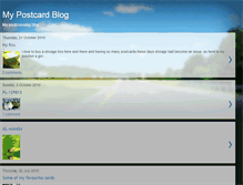 Tablet Screenshot of bloggingpostcards.blogspot.com