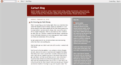 Desktop Screenshot of carhartblog.blogspot.com
