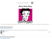 Tablet Screenshot of bettyboop-blog.blogspot.com