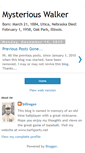 Mobile Screenshot of mysteriouswalker.blogspot.com