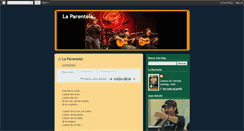 Desktop Screenshot of la-parentela.blogspot.com