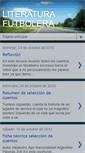 Mobile Screenshot of futbolenlaliteratura.blogspot.com