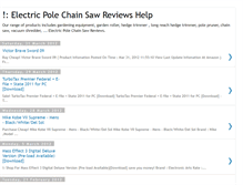 Tablet Screenshot of electricpolechainsawreviewshelp.blogspot.com