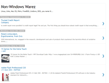 Tablet Screenshot of nonwindows.blogspot.com