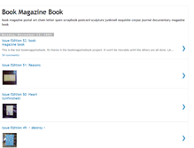 Tablet Screenshot of bookmagazine.blogspot.com